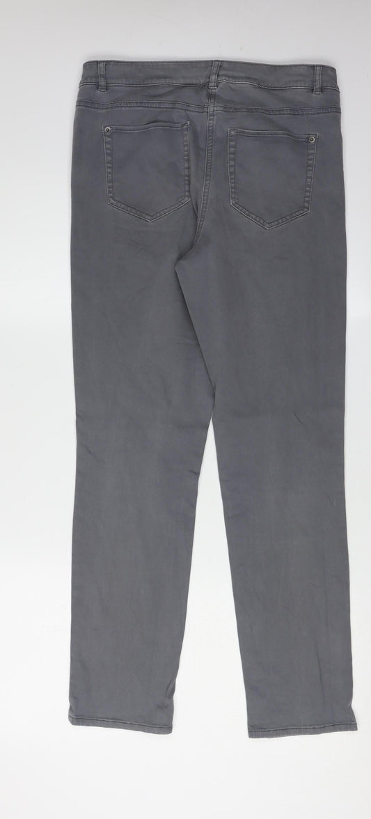 White Stuff Women's Grey Slim Jeans Size 10
