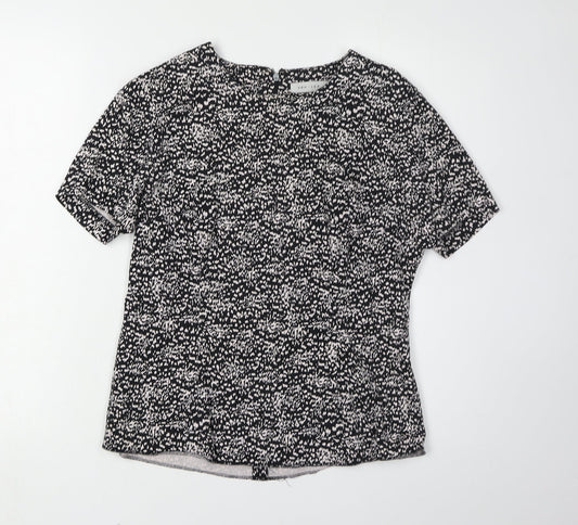 Kew 159 Women's Black Short Sleeve Top Size 12