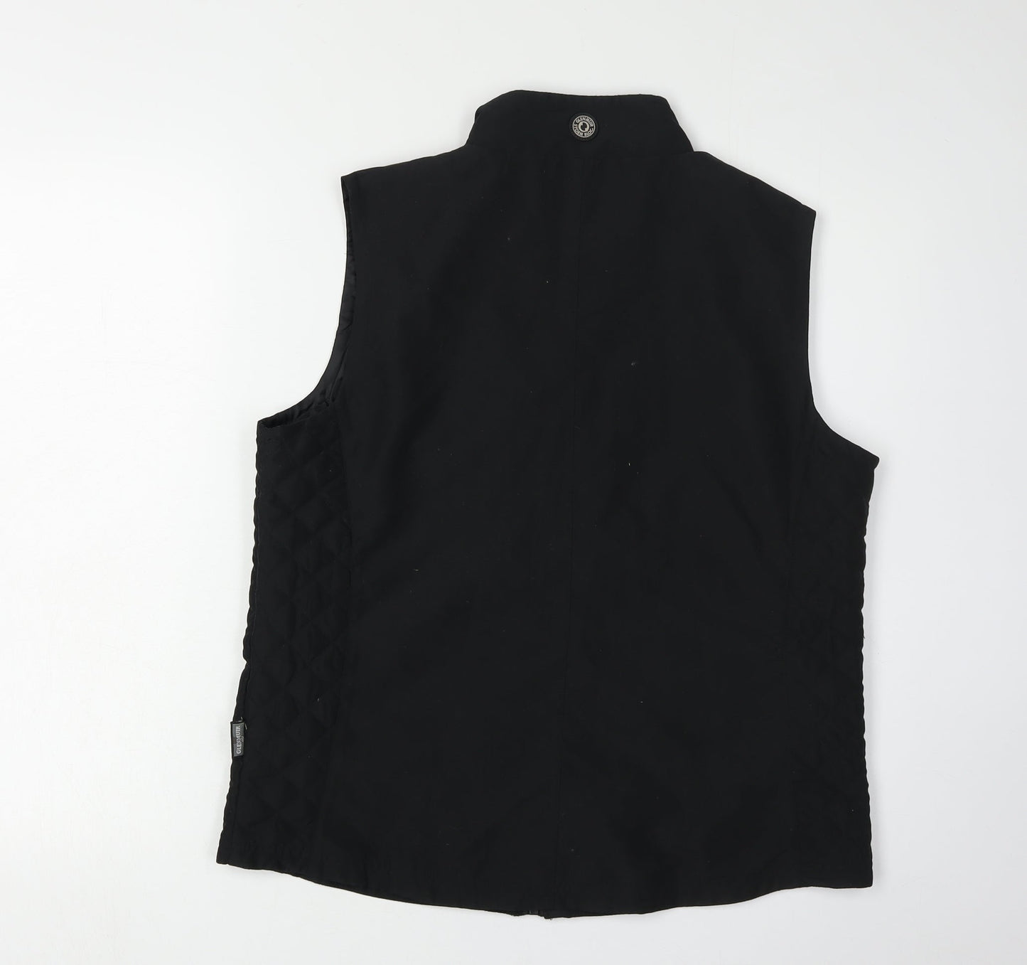 Glenmuir Men's Black Waistcoat M Polyester Zip