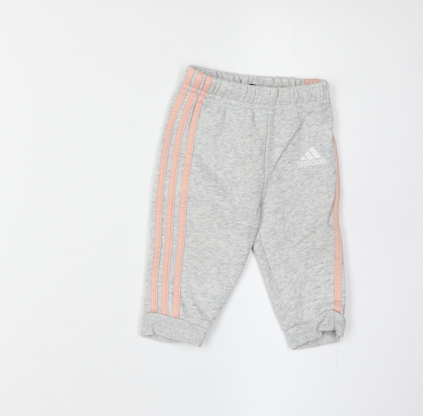 Adidas Unisex Baby Jogger Trousers Grey 3-6 Months