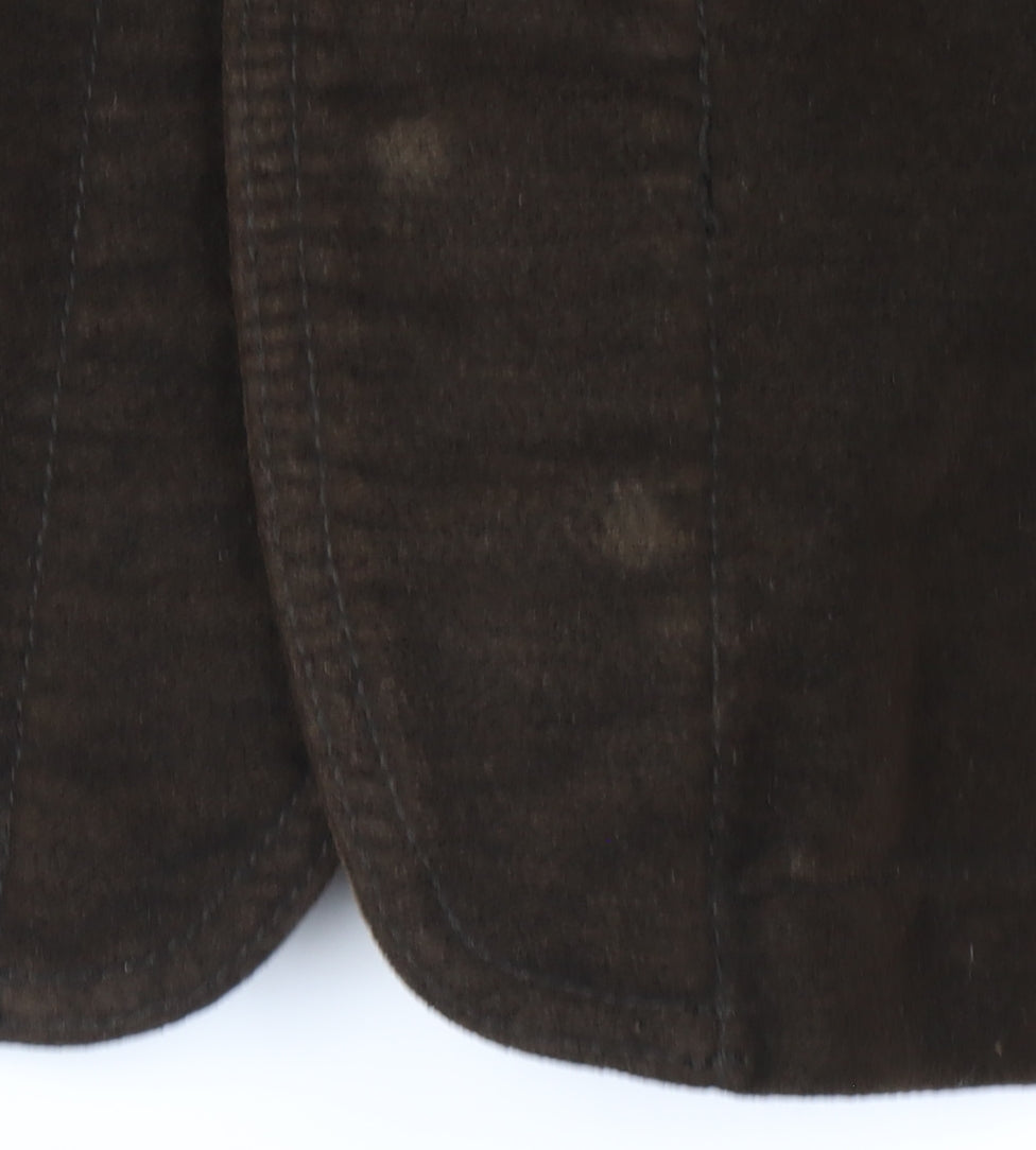 Boden Men's Brown Corduroy Blazer 44R Classic Jacket