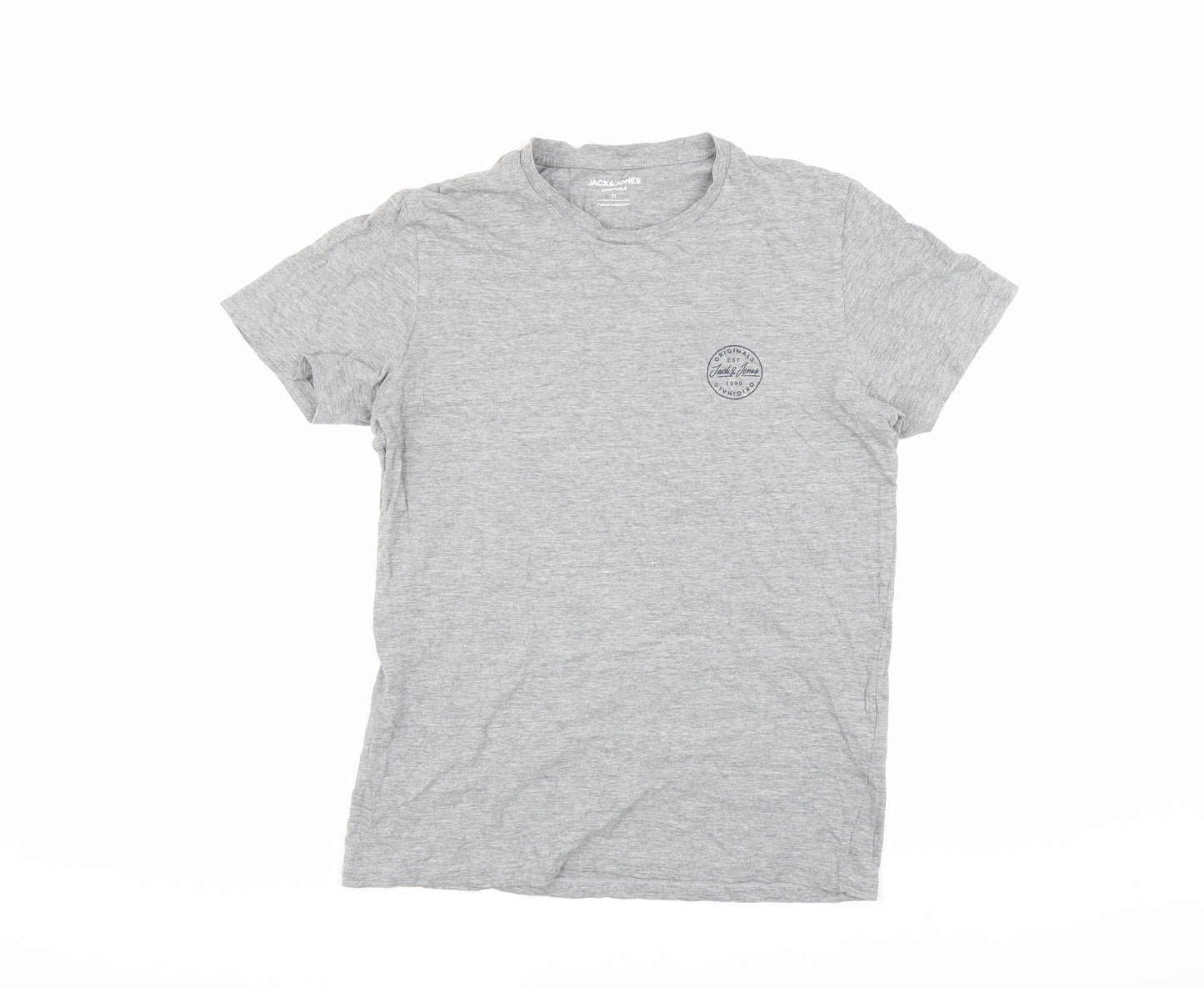 Jack & Jones Men's Grey M Crew Neck T-Shirt