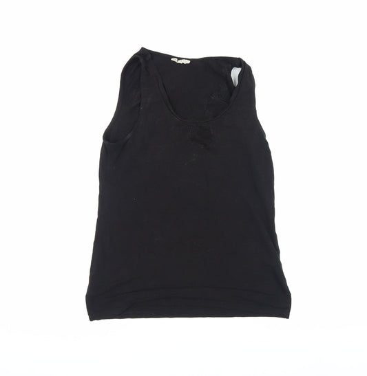 Thought Black Scoop Neck Sleeveless Tank Top