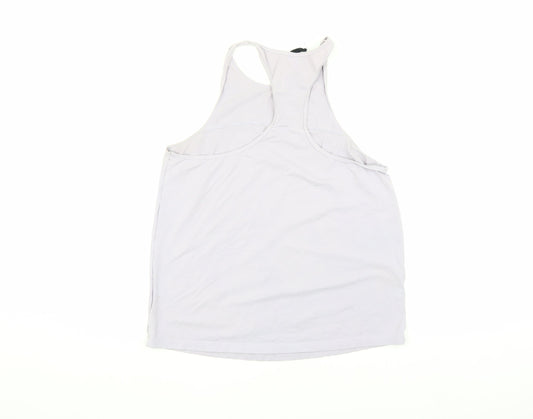 The Upside Unisex White Tank Top S Gym Cotton Blend