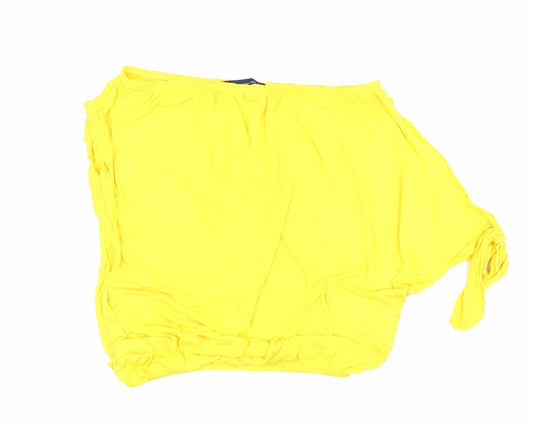 French Connection Women's Yellow Top - Size S