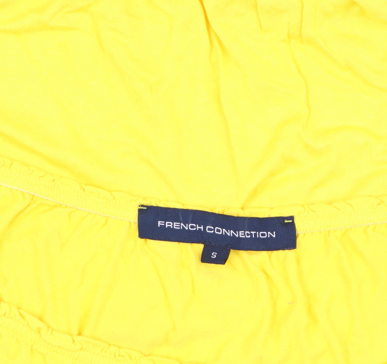 French Connection Women's Yellow Top - Size S