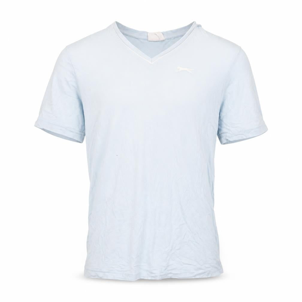 Mens UK Size S Slazenger Blue  Cotton T-Shirt