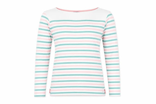 Womens UK Size 8 Crew Clothing Company Multicoloured Cotton T-Shirt