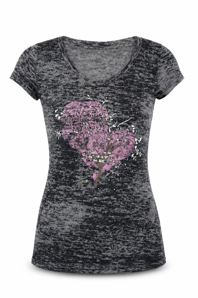 Fridays Project Women Black V-Neck Slim T-Shirt Size S