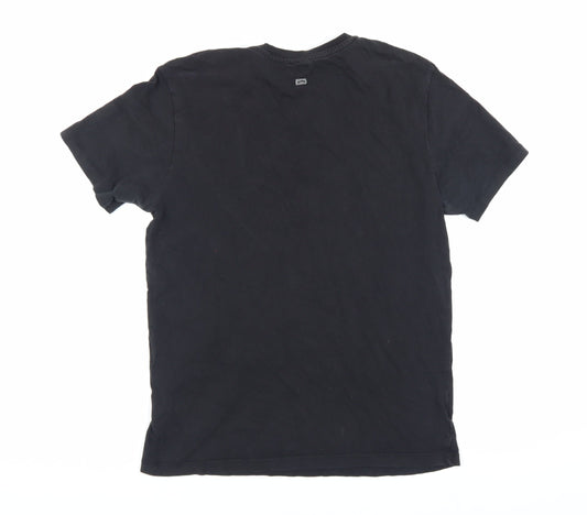 883police Men's Black M T-Shirt in Cotton