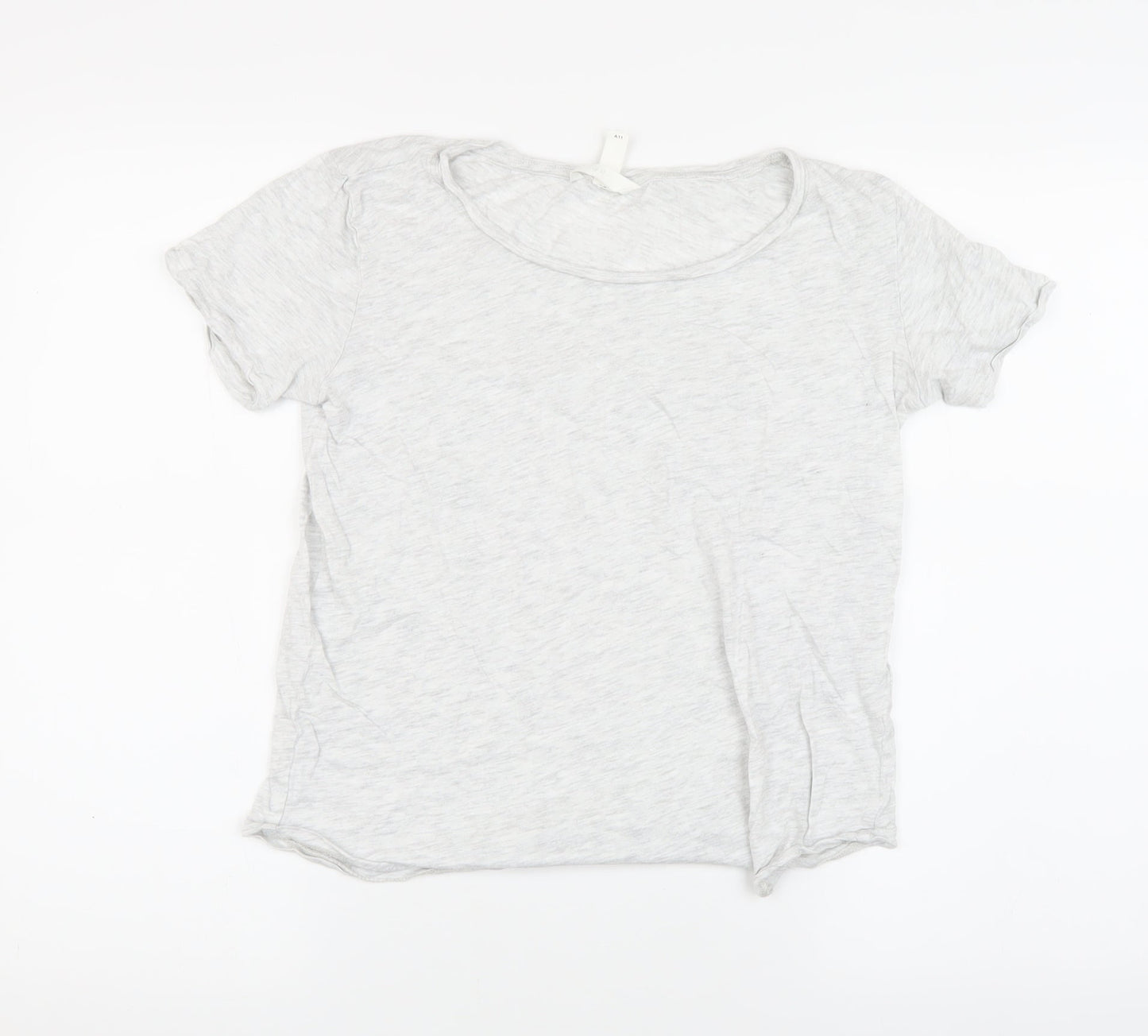 H&M Women's Grey Basic T-Shirt XS
