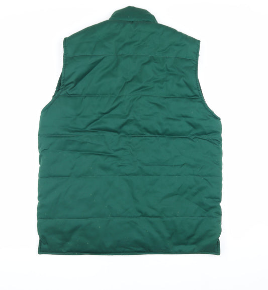 Dickies Men's Green Padded Waistcoat M - Casual Style