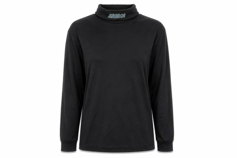 Black Womens Long Sleeve Top - Size S