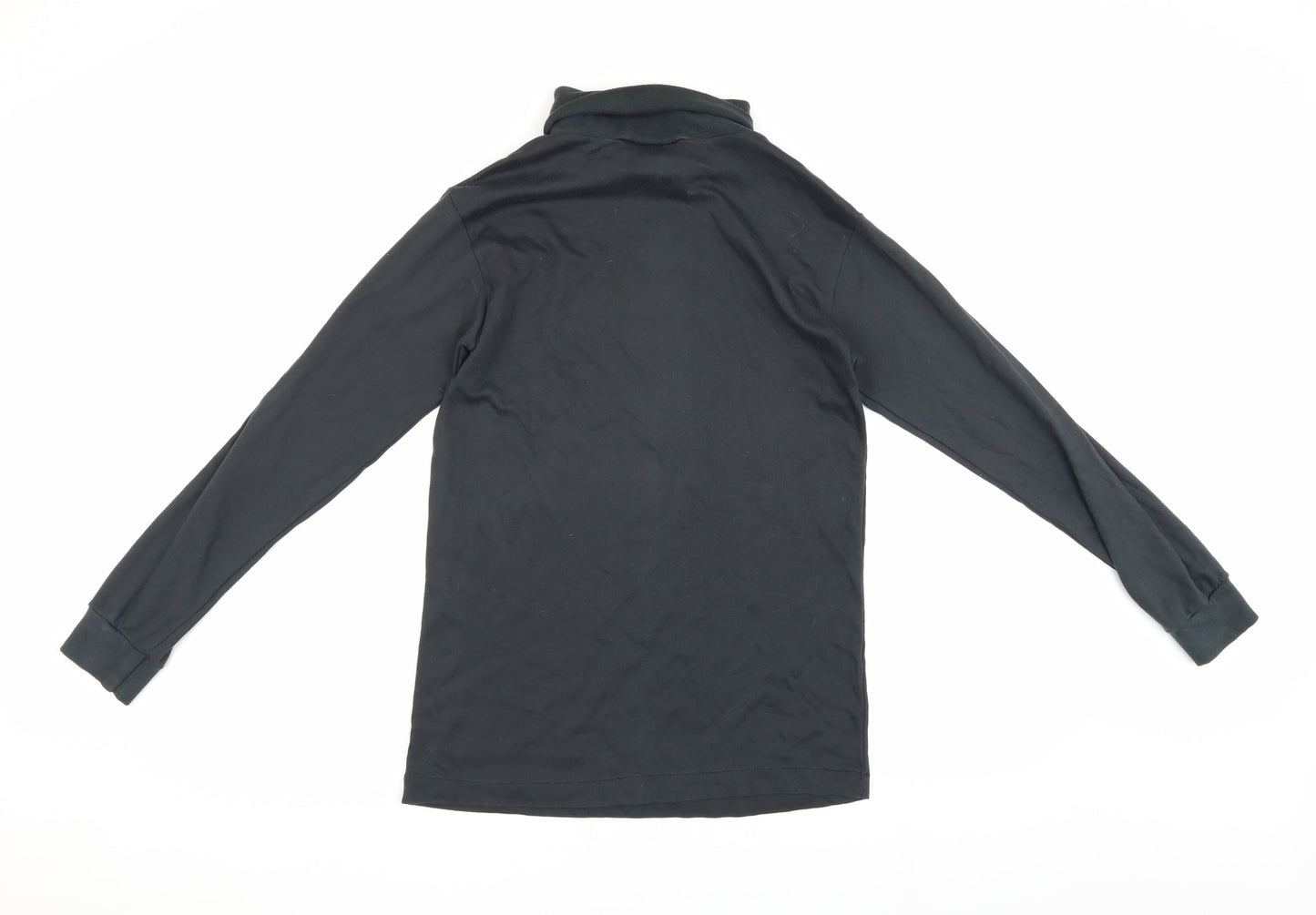 Unisex Black Long Sleeve Top - Size S