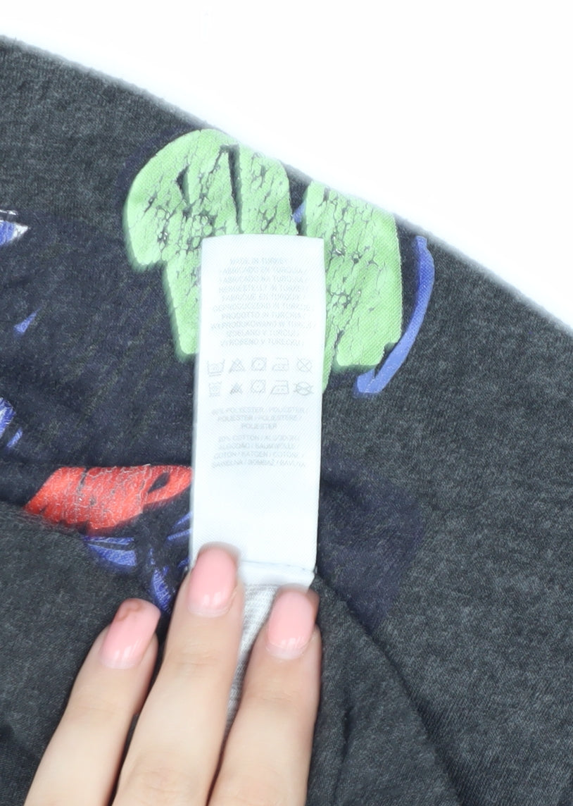 Disney Mickey Mouse Grey T-Shirt Unisex Adults Size 12