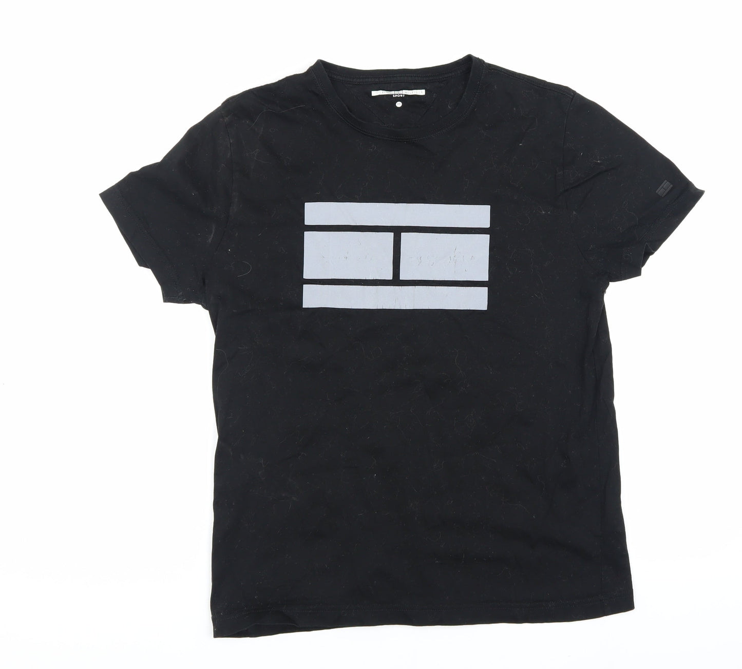 Tommy Hilfiger Men's Black Graphic T-Shirt M