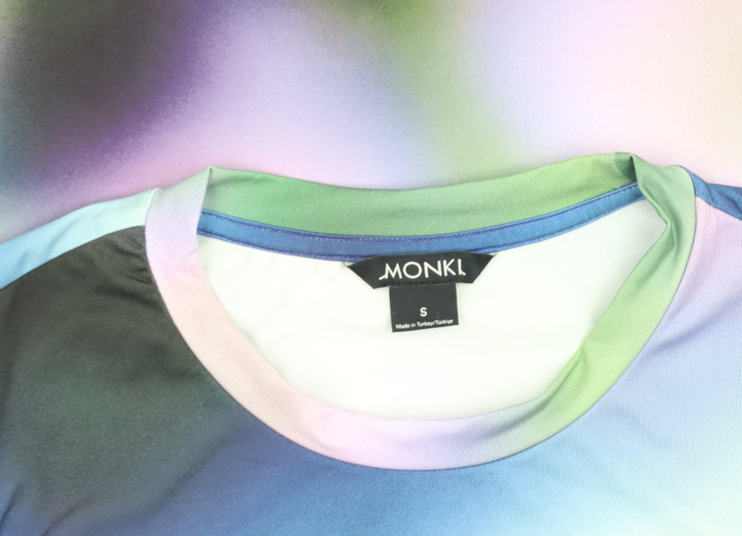 Monki Women's Multicoloured Cropped T-Shirt - Size S