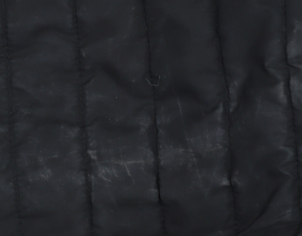 Jack & Jones Men's Black L Hooded Puffer Jacket