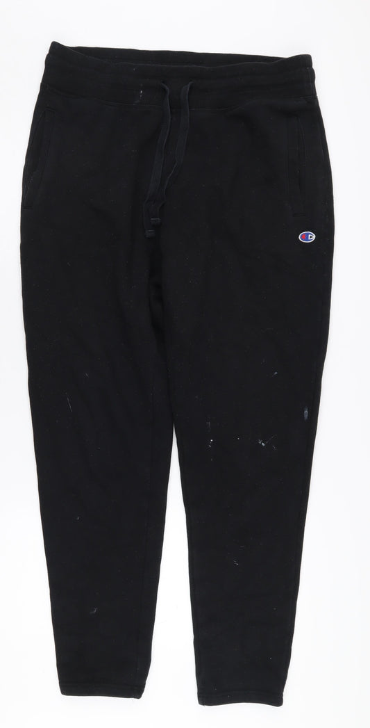 Champion Men's Black Jogger Trousers L - Elastic Waist