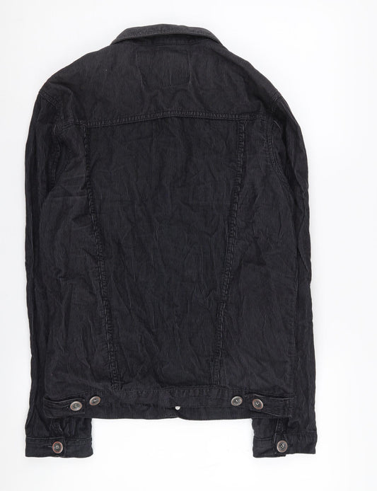Cougar Denim Wear Black Unisex Adults Basic Jacket L