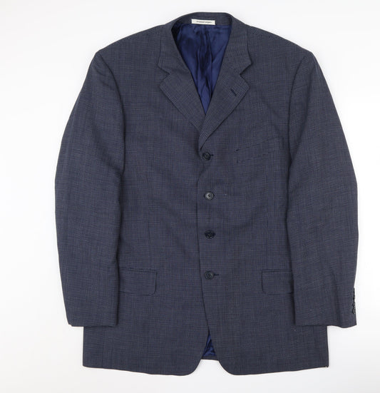 Emanuel Ungaro Men’s Blue Classic Jacket, Size 44L