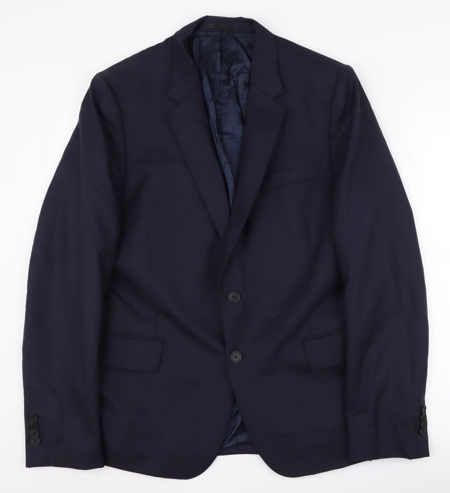 Paul Smith Men's Blue Wool Blazer Jacket Size 44