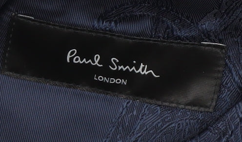 Paul Smith Men's Blue Wool Blazer Jacket Size 44