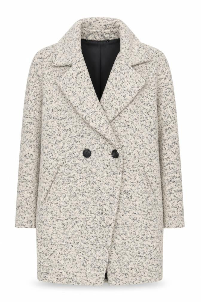 Windsmoor Women's Beige Overcoat, Size 10, Classic Style