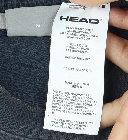 HEAD Men's Black M Pullover Sweatshirt