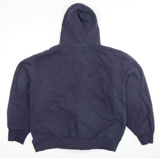 NFL Men's Blue Hoodie XL Full Zip Sports Logo