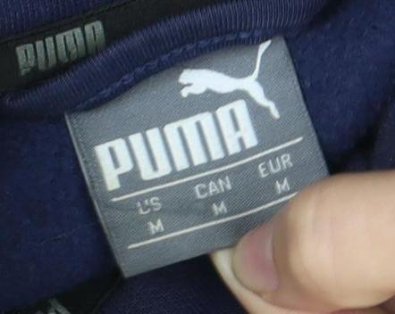 Puma Men's Blue Full Zip Sweatshirt M