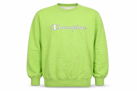 Mens UK L  Champion Green Pullover Sweatshirt