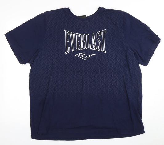 Everlast Blue 4XL Men's T-Shirt - Graphic Print