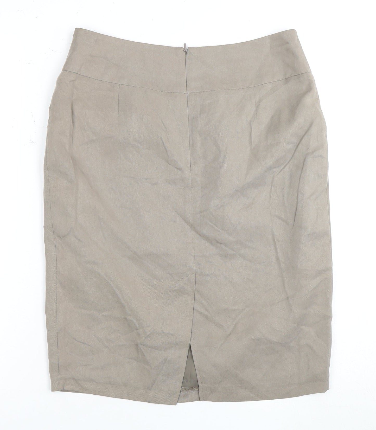 Wallis Women's Beige Pencil Skirt Size 10