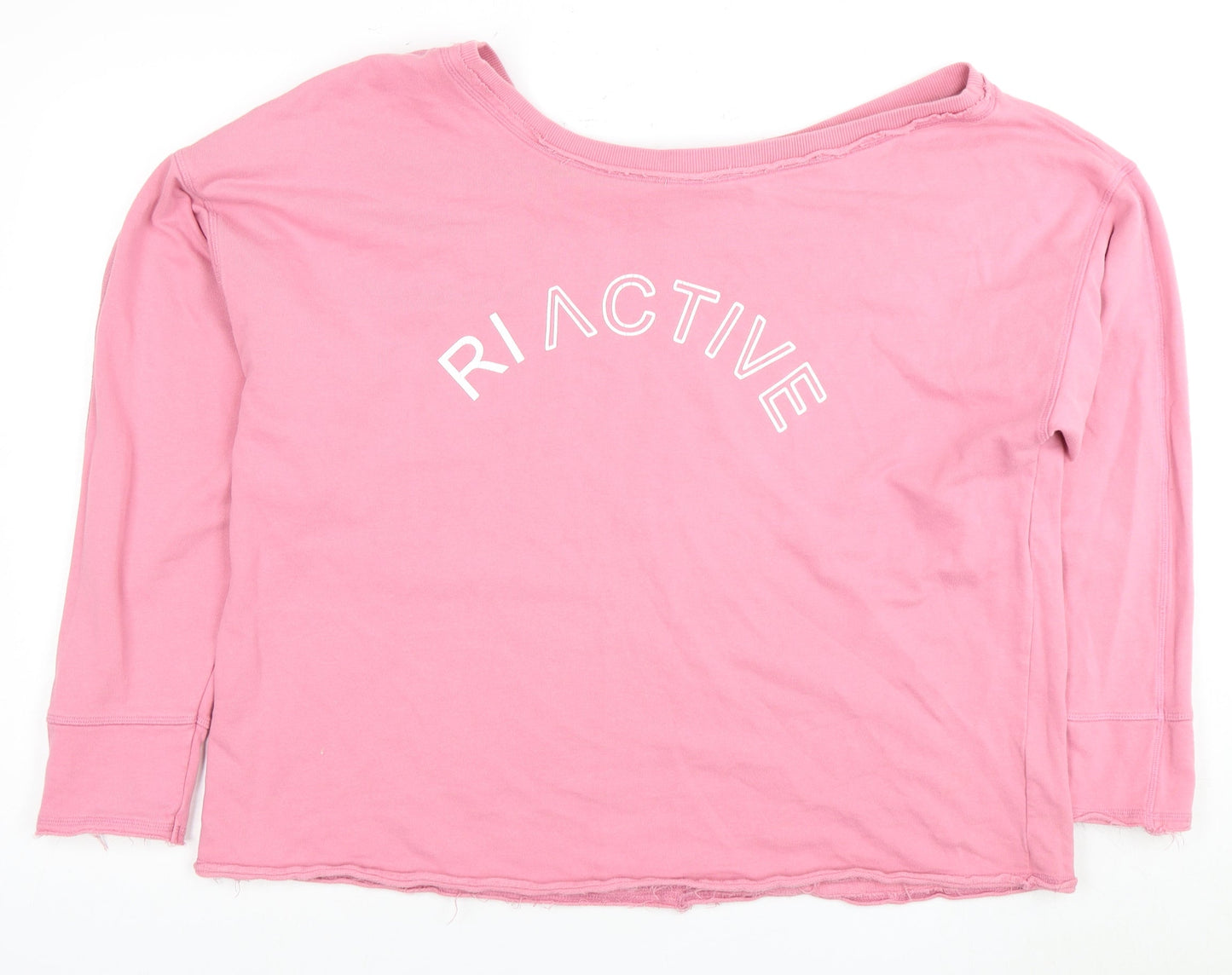 River Island Pink Women's Pullover Sweatshirt Size 8