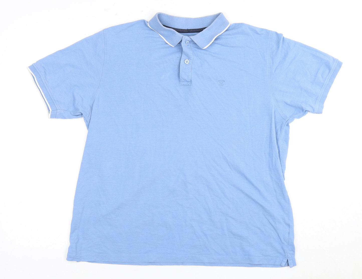 James Pringle Men's Blue Polo Shirt Size L