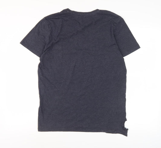 Jack & Jones Men's Grey 90s Graphic T-Shirt Size S