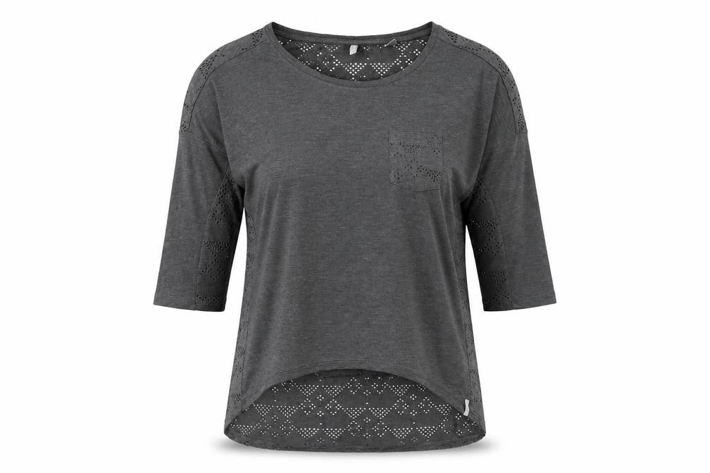 Womens UK Size 10 O'Neill Grey Polyester Blend Blouse