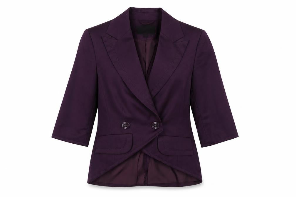 Yen London Women's Purple Blazer Size 8 Business Casual