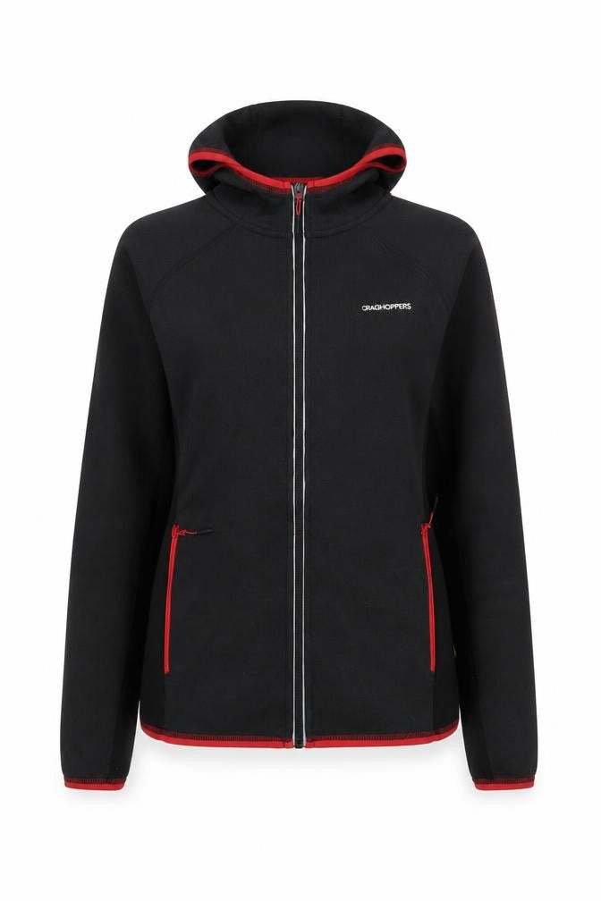 Womens UK 10 Regular Craghoppers Black Full Zip Hoodie