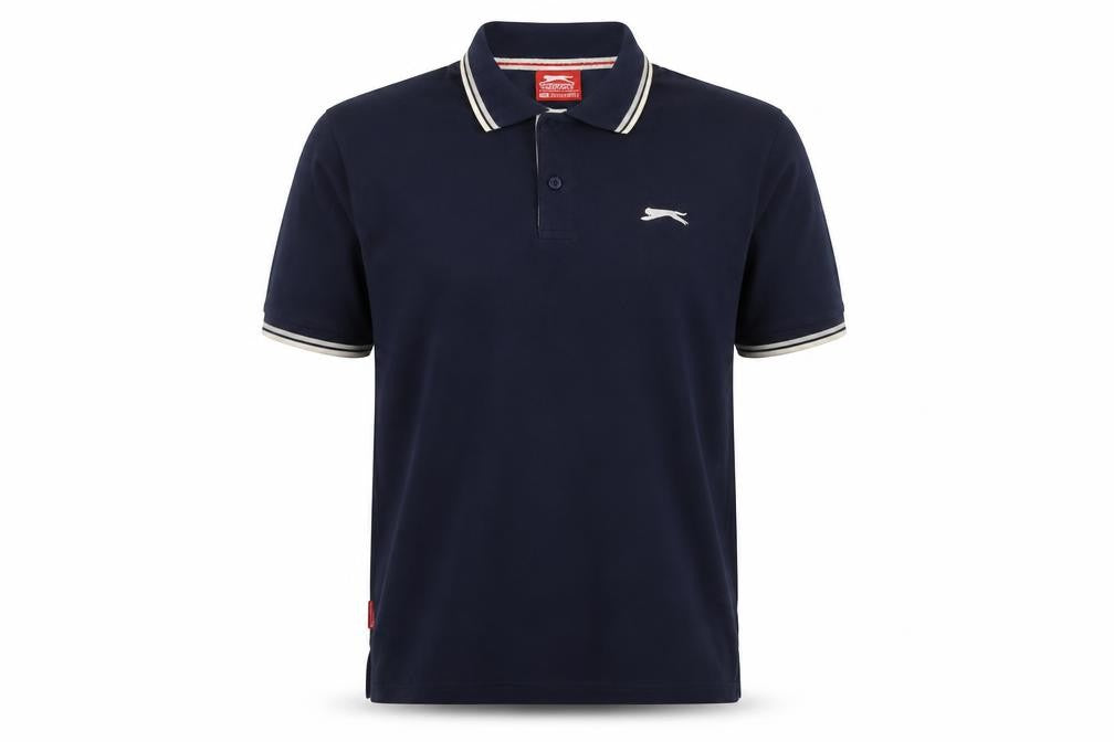 Slazenger Men's Black Polo Shirt M - Short Sleeve, Casual