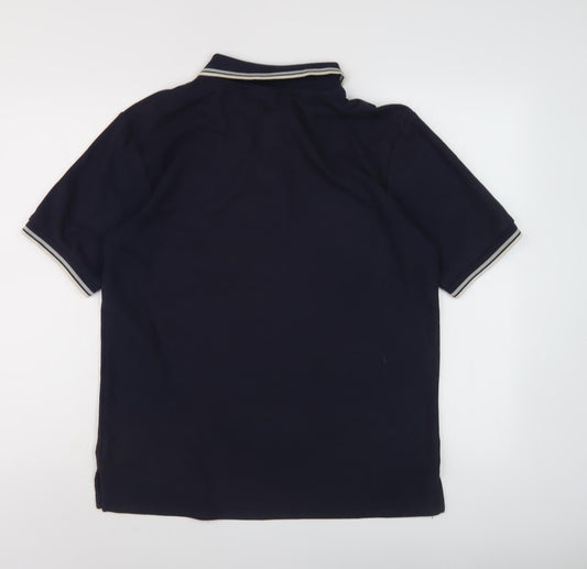 Slazenger Men's Black Polo Shirt M - Short Sleeve, Casual