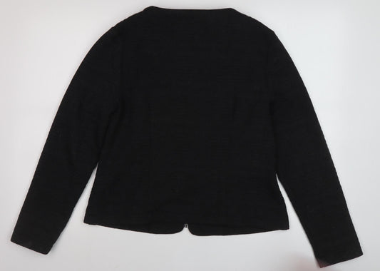 Marks and Spencer Women's Black Zip Jacket