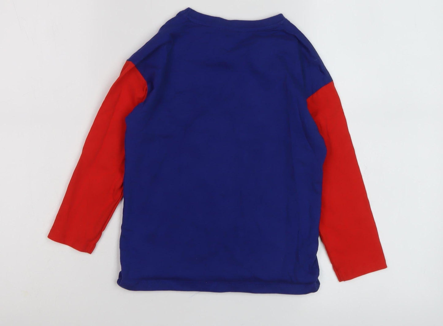 Spider-Man Boys Long Sleeve T-Shirt Blue Red 4-5 Years