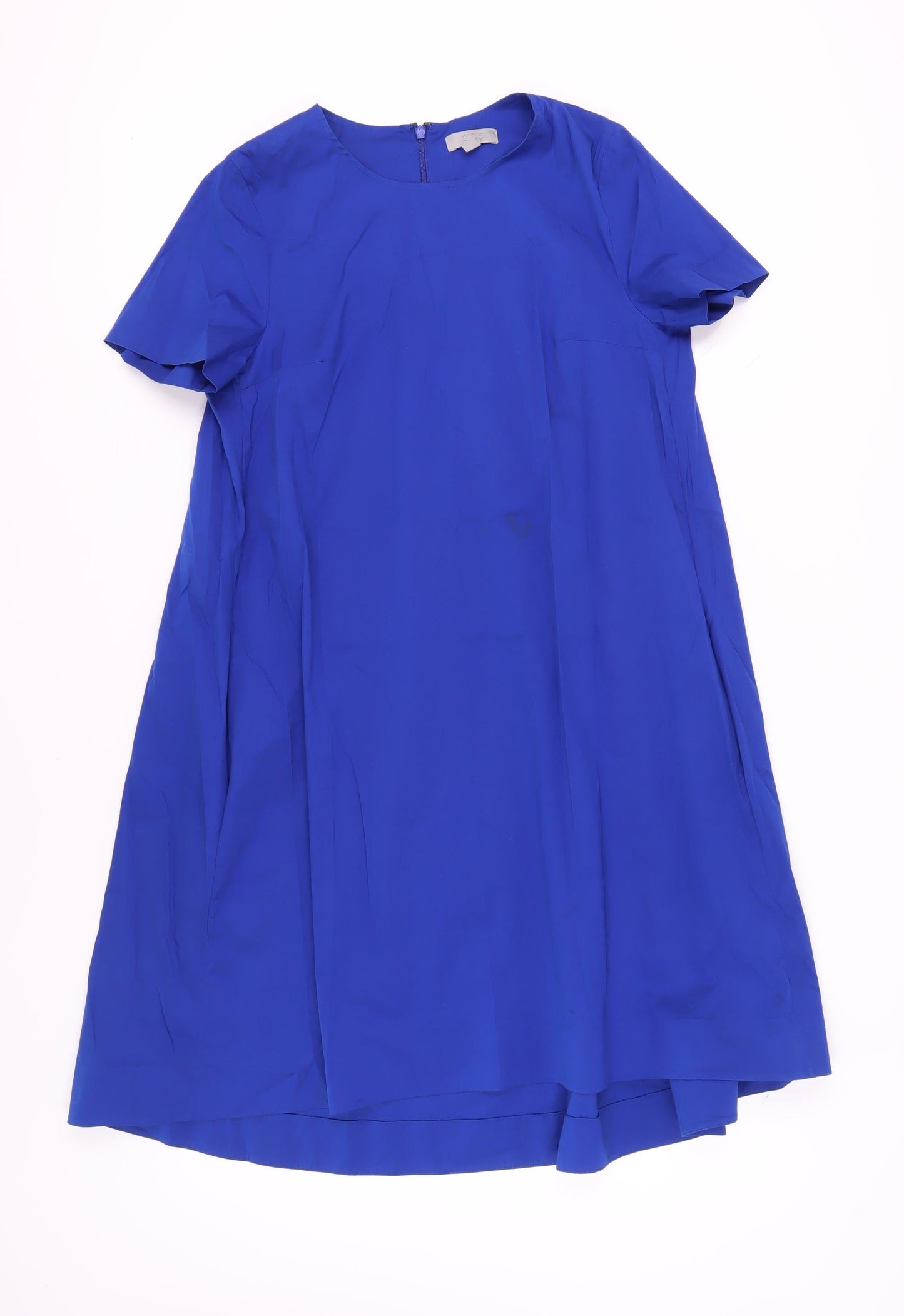 COS Women's Blue Short Sleeve Dress Size 6