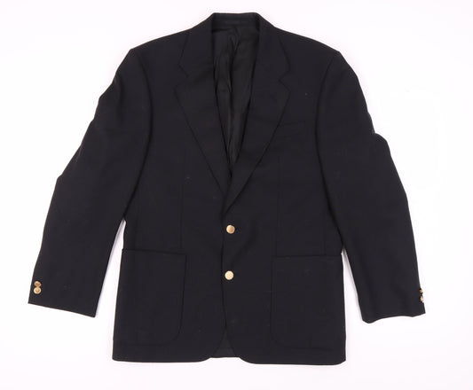 St Michael Men's Black Blazer - 38R