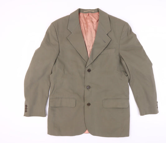 Number One by Kappahl Men's Green Blazer, Size 46