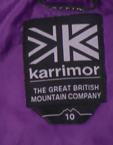 Karrimor Women's Black Waterproof Jacket Size 10