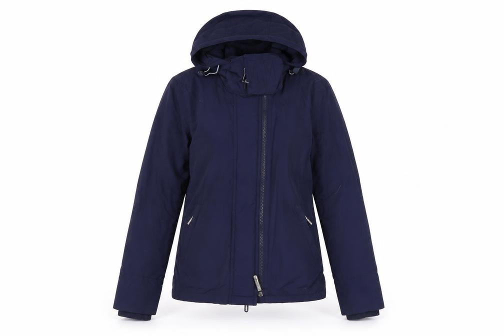 Womens UK Size 8 Regular Superdry Blue Nylon Jacket