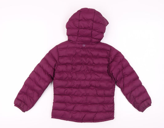 Mountain Warehouse Girls Purple Puffer Jacket 5-6 Years
